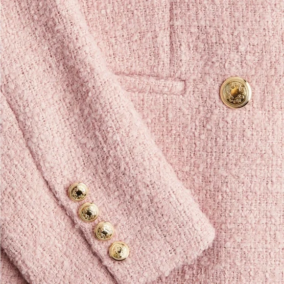 H&M Textured Weave Tweed Blazer - Picture 6 of 10